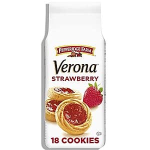 6.75-Oz Pepperidge Farm Verona Thumbprint Cookies (Apricot Raspberry or Strawberry) $2.80 w/ Subscribe & Save