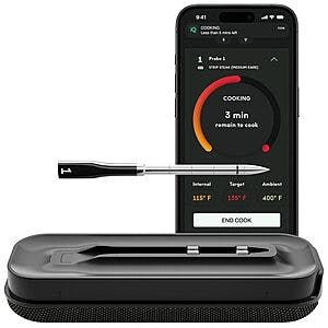 Chef iQ Smart Wireless Probe Meat Thermometer $51.30 + Free Shipping