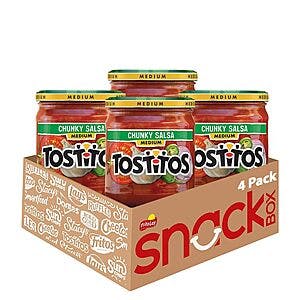 4-Pack 15.5-Oz Tostitos Medium Chunky Salsa $9.20 w/ Subscribe & Save