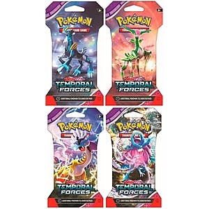 Pokémon TCG Booster Pack: Scarlet & Violet or Temporal Forces $3 each + Free Shipping