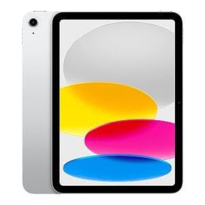 64GB Apple 10.9" iPad Wi-Fi Tablet (2022, 10th Gen, Various Colors) $270 + Free Store Pickup