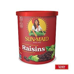 13-Oz Sun-Maid California Sun-Dried Raisins w/ Resealable Canister $2.85 w/ Subscribe & Save