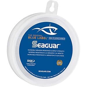 25-yd Kureha America Seaguar Blue Label 100% Fluorocarbon Fishing Line (12-lb) $5.35 