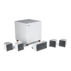 Jamo Studio Cinema 5.1 Surround Home Theater System w/ Subwoofer (White) $99 + Free Shipping