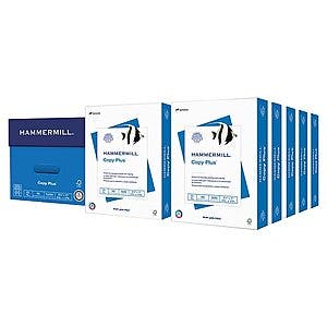 10-Ream 500-Sheet Hammermill Copy Plus Printer Paper (8.5" x 11") $39 + Free Shipping