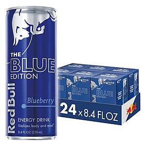 24-Count 8.4-Oz Red Bull Blue Edition Energy Drinks (Blueberry) $21.45, Amber Edition (Strawberry Apricot) $23.05 w/ S&S + Free Shipping w/ Prime or on $35+