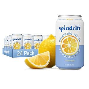 24-Count 12-Oz Spindrift Sparkling Water (Various Flavors) $13.45 w/ Subscribe & Save