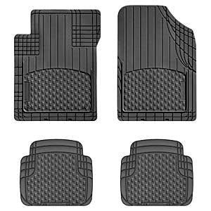 4-Piece WeatherTech Trim-to-Fit Automotive​ Floor Mats (Black) $25.60 + Free Shipping