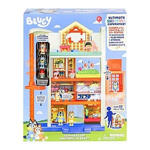 Select Stores: 22" Bluey Hammerbarn 4-Level Shopping Center Mega Set Playset $26.25 + Free Store Pickup