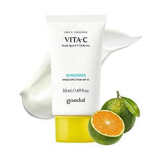 1.69-Oz Goodal Green Tangerine Vita-C Dark Spot UV Defense SPF 50 Sunscreen $13.80