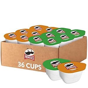 36-Pack 0.74oz. Pringles Potato Snack Chips (Cheddar Cheese & Sour Cream/Onion) $9.80 w/ Subscribe & Save