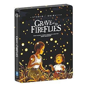 Grave of the Fireflies: Limited Edition Steelbook (1988) (Blu-Ray + DVD) $13.85