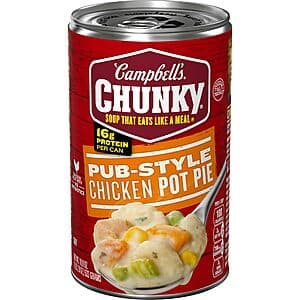 18.8-Oz Campbell's Pub-Style Chicken Pot Pie Chunky Soup $1.45 w/ Subscribe & Save