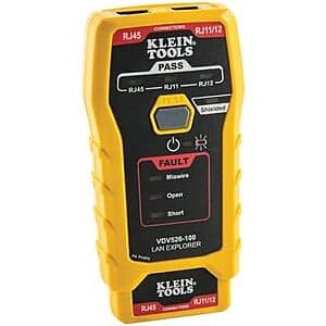 Klein Tools VDV526-100 Network LAN Cable Tester $21