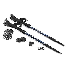 Cascade Mountain Tech Trekking Poles (Twist Blue EVA) $10 + Free Shipping w/ Prime