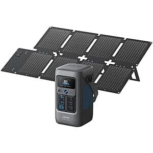 Anker SOLIX C200 DC 192Wh LiFePO4 USB Power Station + 60W Solar Panel $180 + Free Shipping
