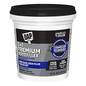 Prime Members: 16-oz DAP Products Premium Wood Filler (White) $8.35 & More + Free Shipping