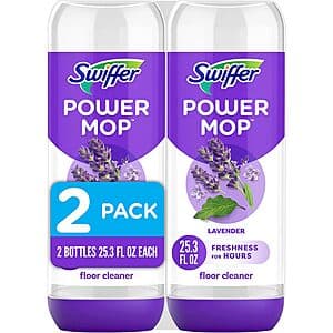 2-Pack 25.3-Oz Swiffer PowerMop Floor Cleaning Solution (Lavender) $5.50 w/ Subscribe & Save