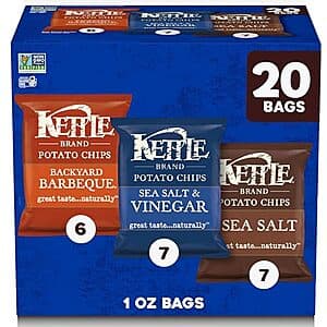 20-Count 1-Oz Kettle Brand Potato Chips (Variety Pack) $8.05 w/ Subscribe & Save
