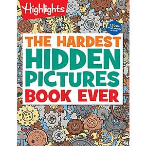 144-Page Highlights The Hardest Hidden Pictures Book Ever (Paperback) $5.40
