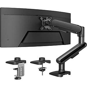 HUANUO Ultrawide Monitor Arm for 13 – 40" Screens (Holds up to 26.4-lbs) $22 + Free S&H