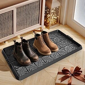 16" x 27.5" Mibao Heavy Duty Waterproof Boot-Tray (Grey) $10.20