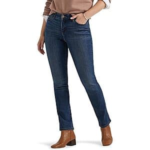 Lee Women's Ultra Lux Comfort with Flex Motion Straight Leg Jeans (Various Colors) $15.30