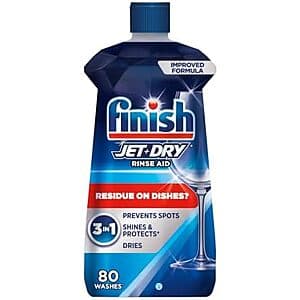 8.45-Oz Finish Jet-Dry Dishwasher Rinse Aid & Drying Agent $2.75 w/ S&S