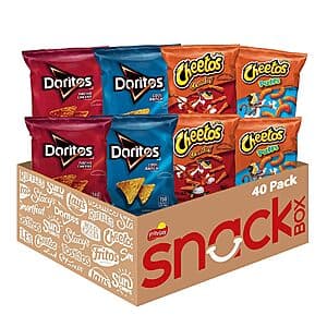40-pk 1-oz Frito Lay Doritos & Cheetos Mix Variety Pack $14.90 w/ Subscribe & Save