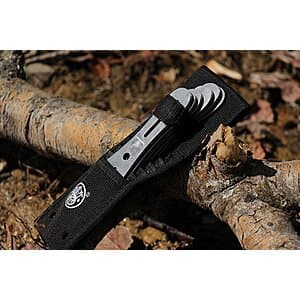 6-Pack 8" Smith & Wesson Bullseye Throwing Knives w/ Nylon Belt Sheath $25.10