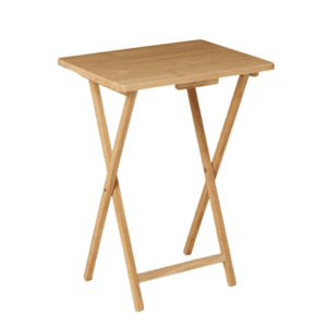 19" x 14.5" Mainstays Folding TV Tray Table (Natural or Walnut) $8.25