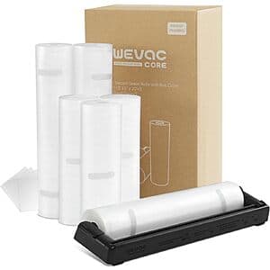 Prime Members: 6-Count Wevac Leakproof Vacuum Sealer Rolls w/ Dispenser $9.10 w/ Subscribe & Save + Free Shipping