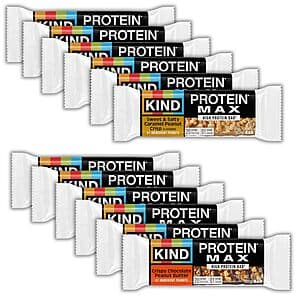 12-Ct 2.2-Oz KIND Protein MAX Bars (Variety Pack) $14 w/ S&S