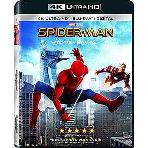 Prime Members: Spider-Man: Homecoming (4K UHD + Blu-ray) $11 + Free S&H