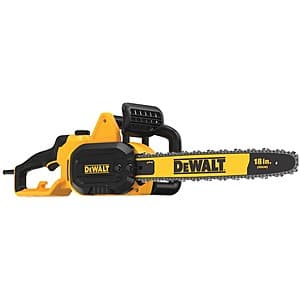 DeWALT 15-Amp 18" Corded Electric Chainsaw $99 + Free Shipping