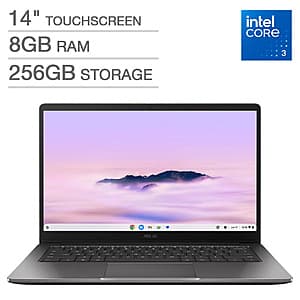 Costco: Asus Chromebook+ CX 14" Touch: Intel Core 3, 1920 x 1080, 8GB RAM, 256GB eMMC $200 + $15 S/H