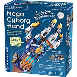 Thames & Kosmos Mega Cyborg Hand STEM Experiment Kit $15.50