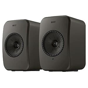 Select Stores: KEF LSX II LT Wireless Bookshelf Speakers (Pair, Graphite Grey) $399.95 (In-Store Only)