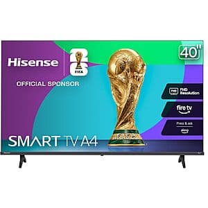 40" Hisense 40A4NF FHD 60Hz Smart Fire TV (2025) $120 + Free S&H