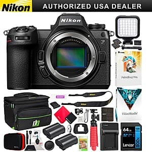 Nikon Z6III 24.5MP Full Frame Mirrorless Camera (Body) w/ Accessories Kit Bundle $1759 + Free S/H