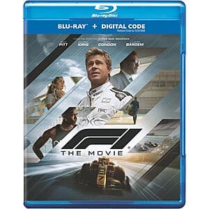 F1: The Movie (Blu-ray + Digital) $9.50