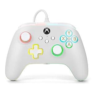 Select Areas / Accts: PowerA Advantage Wired Xbox Series Controller (White / LED) $17