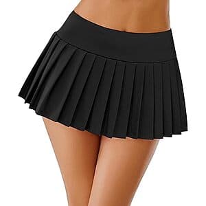 Avidlove Women's Mini Pleated Cheer Skirt (various) $9