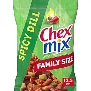 13.5-oz Chex Mix Snack Mix (Hot & Spicy or Spicy Dill) $2.75 w/ S&S