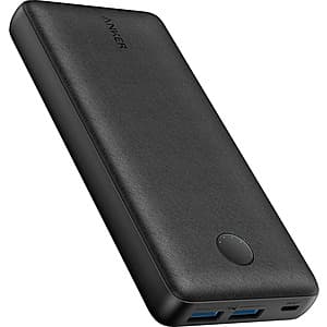 Anker PowerCore Select 20k mAh 18W Dual-Port USB-A Portable Power Bank $13 + Free S&H