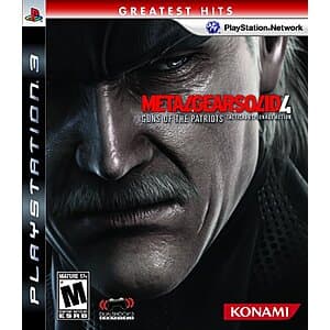 Metal Gear Solid 4: Guns of the Patriots (PS3) $15.45