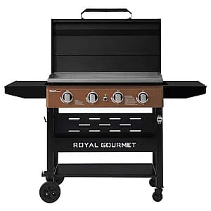 Royal Gourmet 4-Burner 52,000 BTU Propane Gas Griddle Flat Top Grill $270 + Free S&H