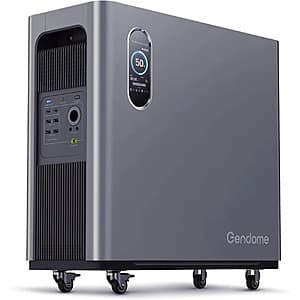 3072Wh 3000W Gendome Home 3000 LiFePO4 Power Station $688 + Free S&H
