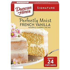 Select Accts: 15.25-Oz Duncan Hines Signature French Vanilla Cake Mix $1.10 w/ S&S