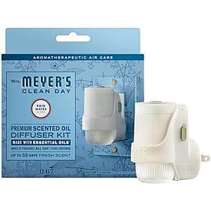 Mrs. Meyer's Clean Day Premium Scented Oil Diffuser Kit (Rain Water) $2.75 w/ S&S